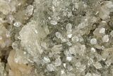Stilbite Crystals and Micro Apophyllite on Heulandite - India #348354-1